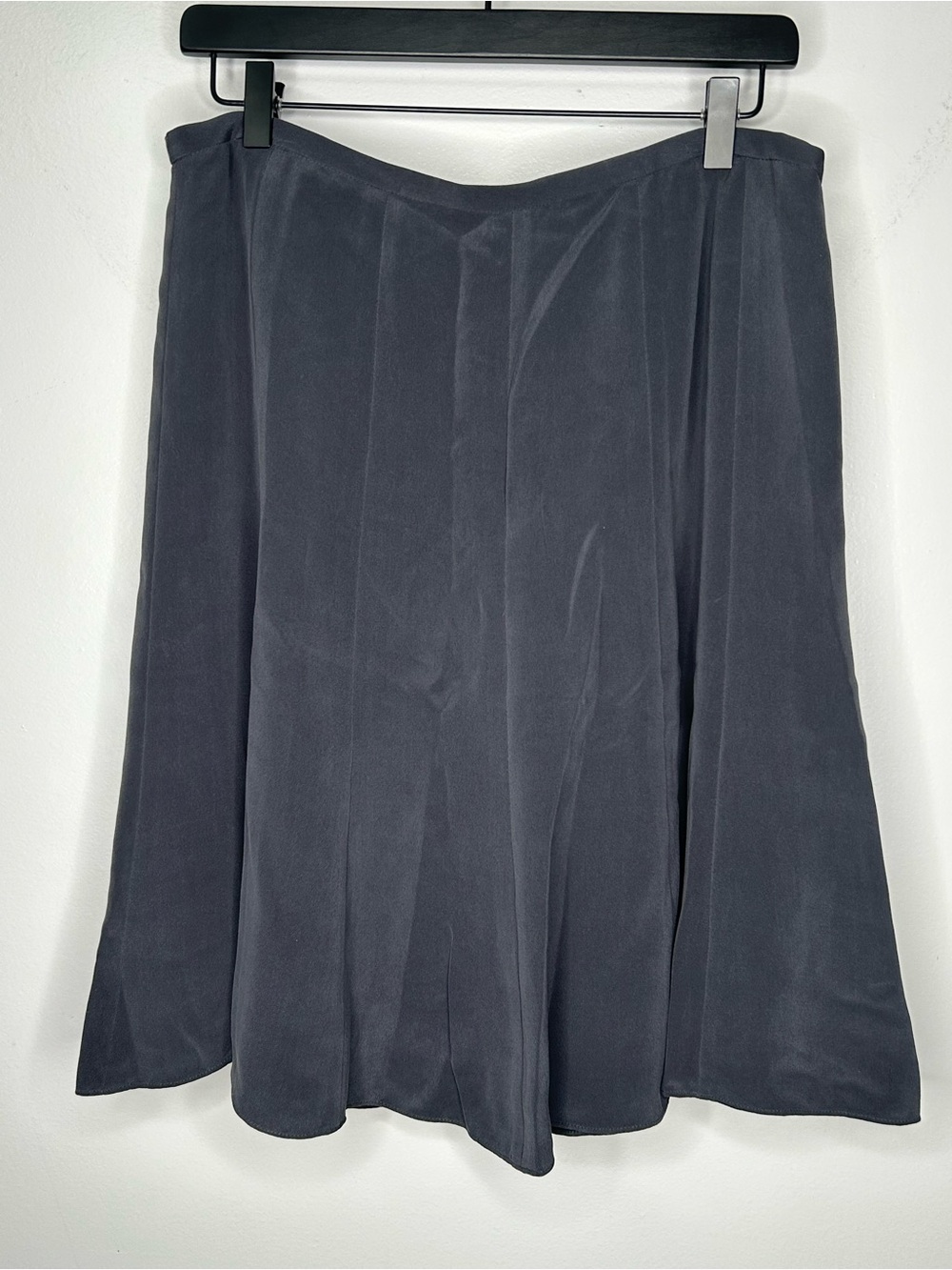 Jones New York Bauhaus Silk Skirt in Slate Size 12 NWT